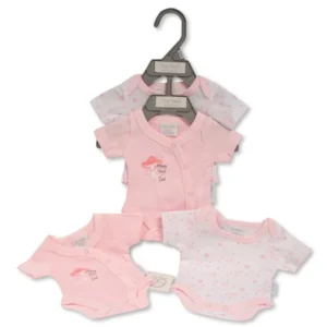 Premature Baby Girls Vest 2 Pack Mushroom