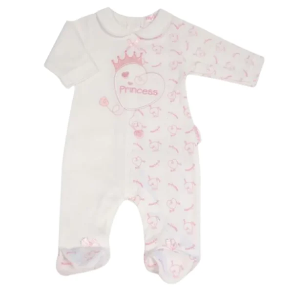 Premature Baby Girls Princess Sleepsuit