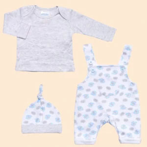 Blue Elephant 3 piece Dungaree Set