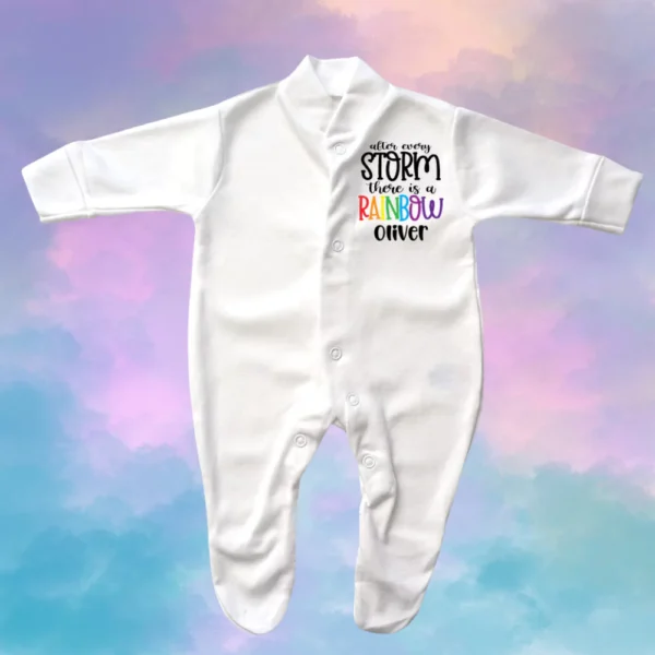 After Every Storm There Is A Rainbow Sleepsuit