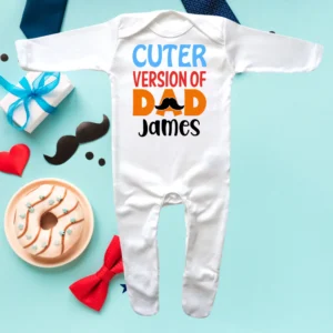 Cuter Version Of Dad Envelope Neck Sleepsuit