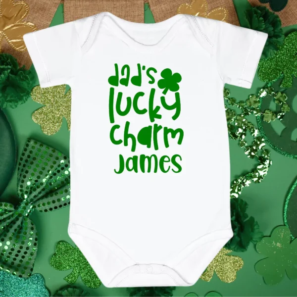 Dad's Lucky Charm St Patricks Day Vest