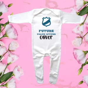 Envelope Neck Future Police Officer Sleepsuit