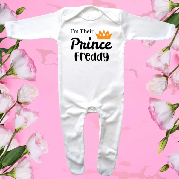 Envelope Neck I'm Their Prince Sleepsuit