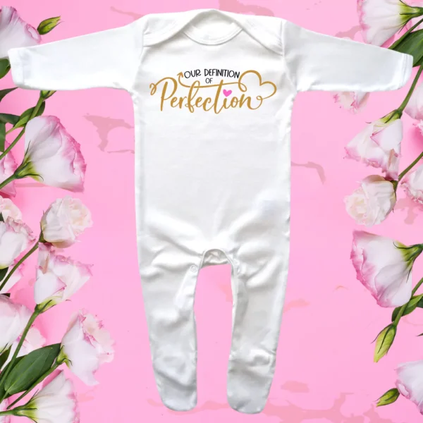 Envelope Neck Our Definition Of Perfection Sleepsuit