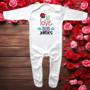 Lil Love Bug Envelope Neck Sleepsuit