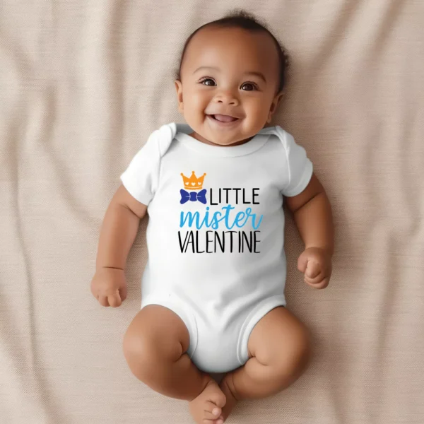 Little Mister Valentine Baby Vest