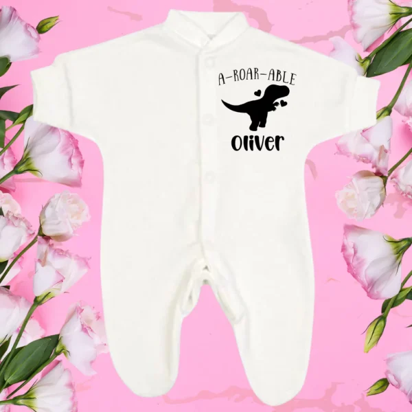 Micro Prem A-Roar-Able T-Rex Sleepsuit