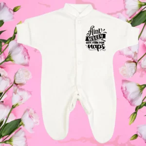 Micro Prem Aint Nobody Got Time For Naps Sleepsuit