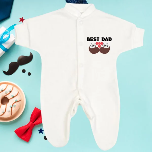 Micro Prem Best Dad Ever Ever Sleepsuit