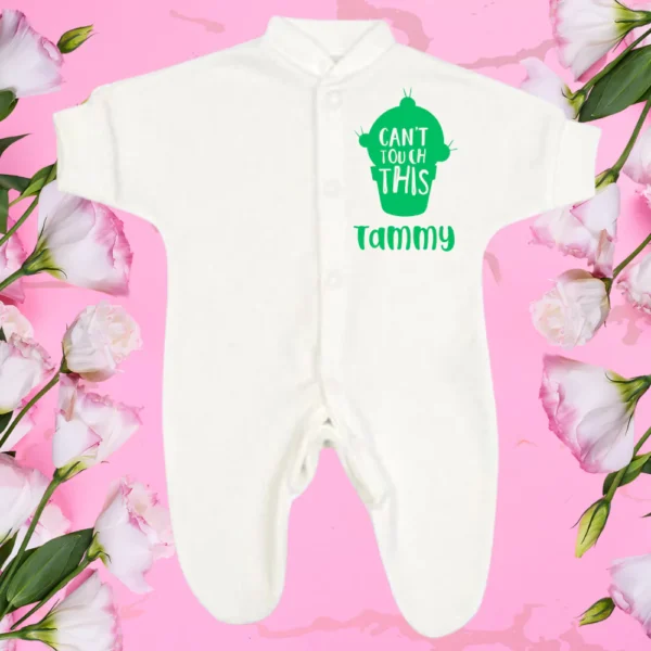 Micro Prem Can’t Touch This Big Cactus Sleepsuit