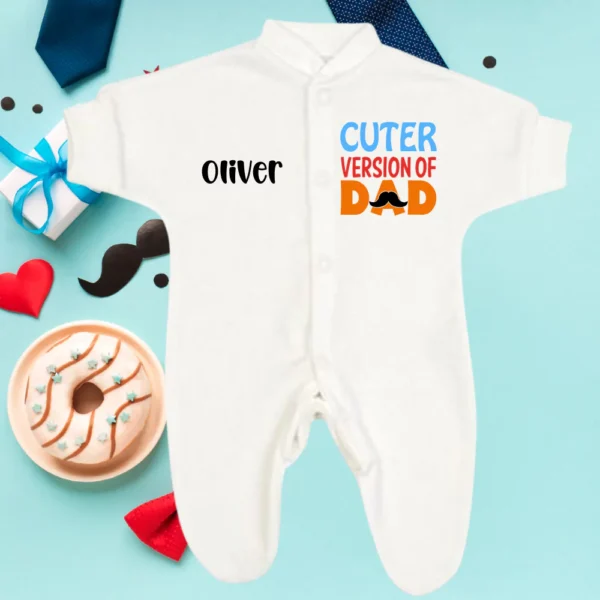 Micro Prem Cuter Version Of Dad Sleepsuit