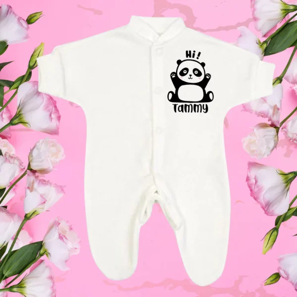 Micro Prem Hi Panda Sleepsuit