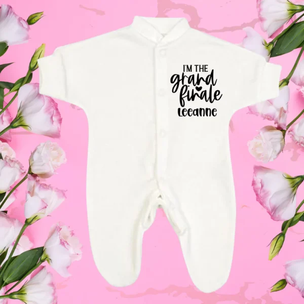 Micro Prem I'm The Grand Finale Sleepsuit