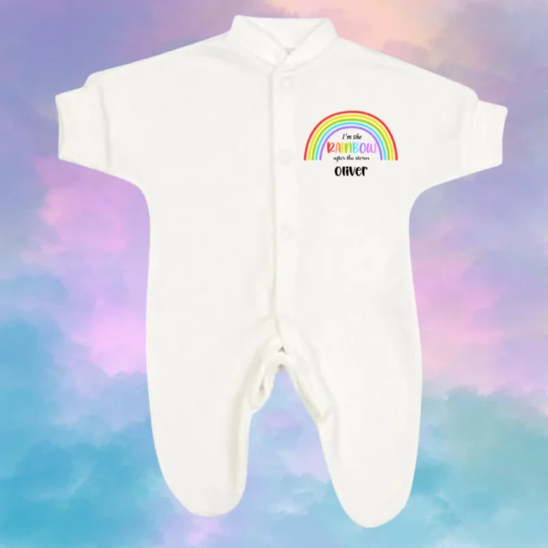 Micro Prem I'm The Rainbow After The Storm Sleepsuit