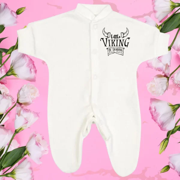 Micro Prem Little Viking In Training Sleepsuit