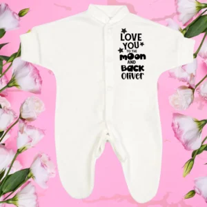 Micro Prem Love You To the Moon And Back Sleepsuit