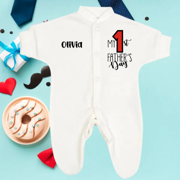 Micro Prem My 1st Father's Day Sleepsuit