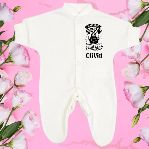 Micro Prem Natural Born Chiller Sleepsuit