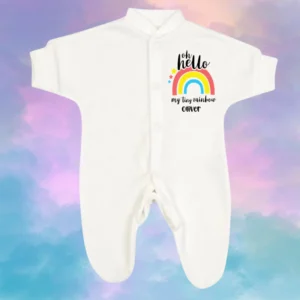 Micro Prem Oh Hello My Tiny Rainbow Sleepsuit