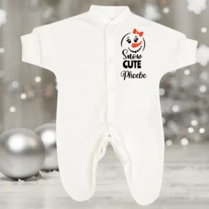 Micro Prem Snow Cute Girl Sleepsuit