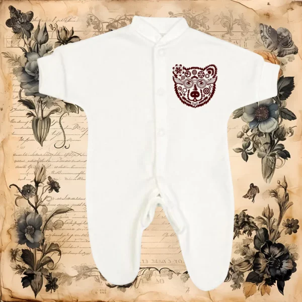 Micro Prem Steampunk Bear Sleepsuit