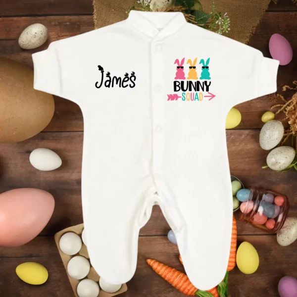 Micro Prem Sunglasses Bunny Squad Easter Sleepsuit