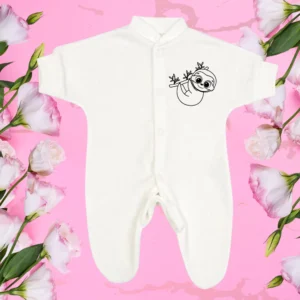 Micro Premature Cute Sloth Sleepsuit