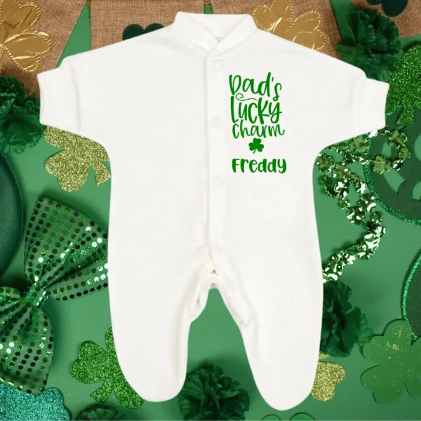 Micro Premature Dad's Lucky Charm Sleepsuit