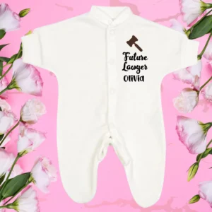 Micro Premature Future Lawyer Sleepsuit