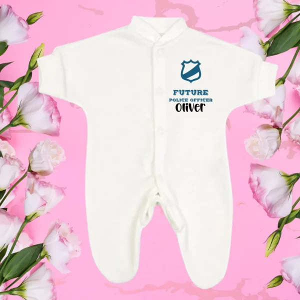 Micro Premature Future Police Officer Sleepsuit