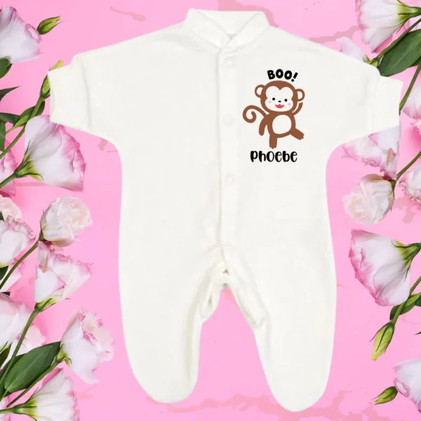 Micro Premature Monkey Boo Sleepsuit