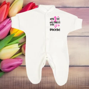 Micro Premature My 1st Mothers Day Feet Sleepsuit