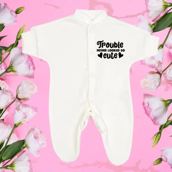 Micro Premature Trouble Never Looked So Cute Sleepsuit