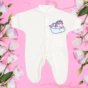 Micro Premature Unicorn Sleeping Cloud Sleepsuit