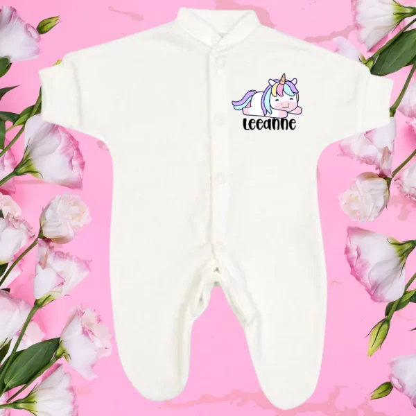 Micro Premature Unicorn Sleeping Sleepsuit