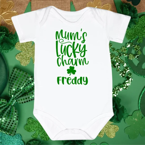 Mum's Lucky Charm St Patricks Day Vest