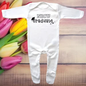 NICU Graduate Envelope Neck Sleepsuit