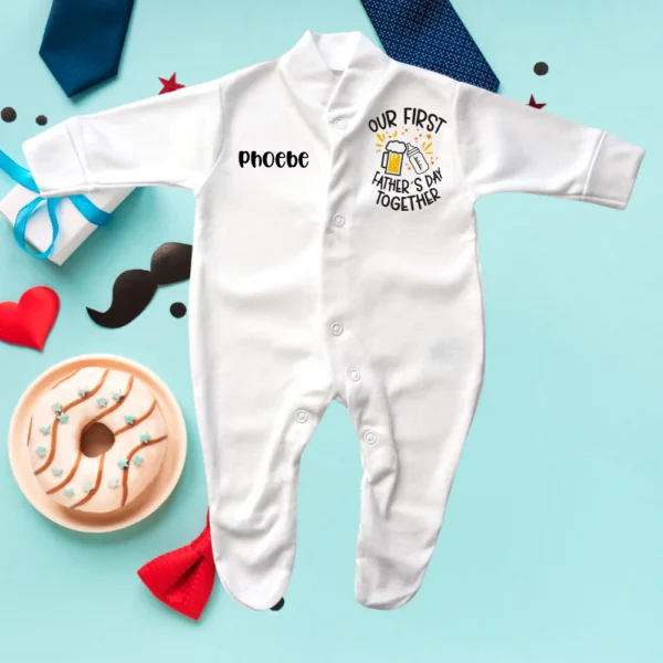 Our First Father's Day Together Sleepsuit