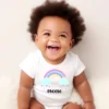 Pastel Rainbow Clouds Baby Vest