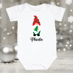 Personalised Christmas Tree Gnome Vest