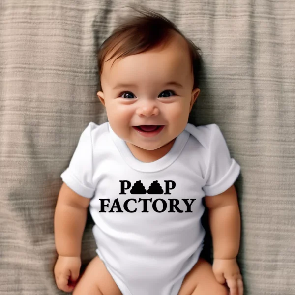 Poop Factory Baby Vest