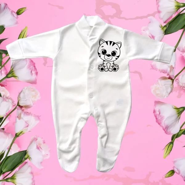 Prem Baby Cute Tiger Sleepsuit