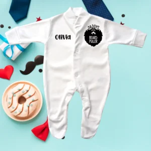 Prem Baby Daddy's Little Beard Puller Sleepsuit