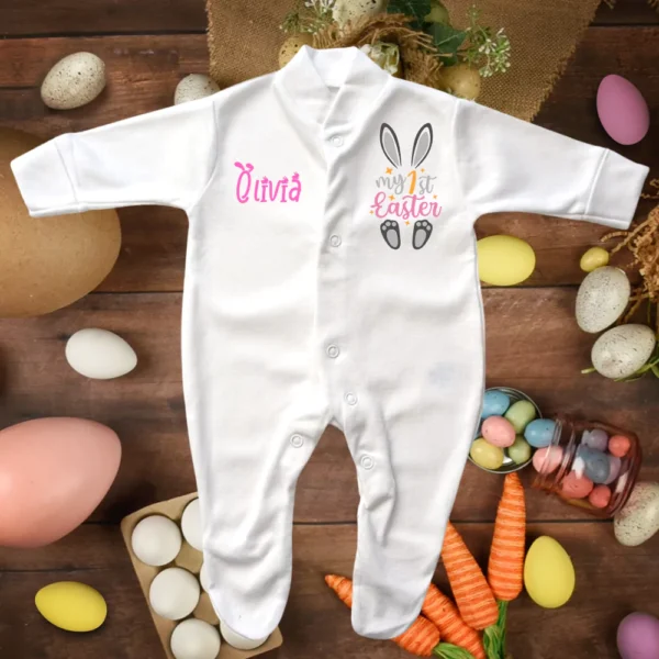 Prem Baby My 1st Easter Bunny Sleepsuit