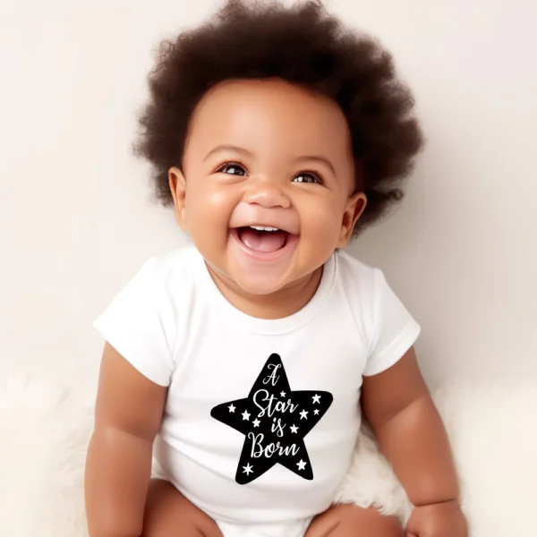 Premature, Baby A Star Is Born Baby Vest