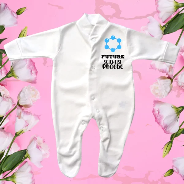 Premature Baby Future Scientist Sleepsuit