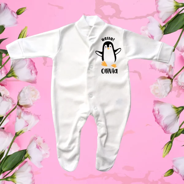 Premature, Baby Hello Penguin Sleepsuit