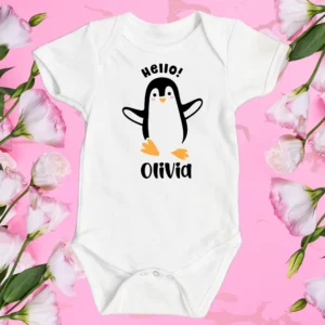 Premature Baby Hello Penguin Vest