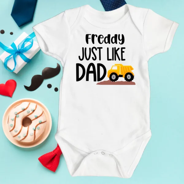 Premature Baby Just Like Dad Vest